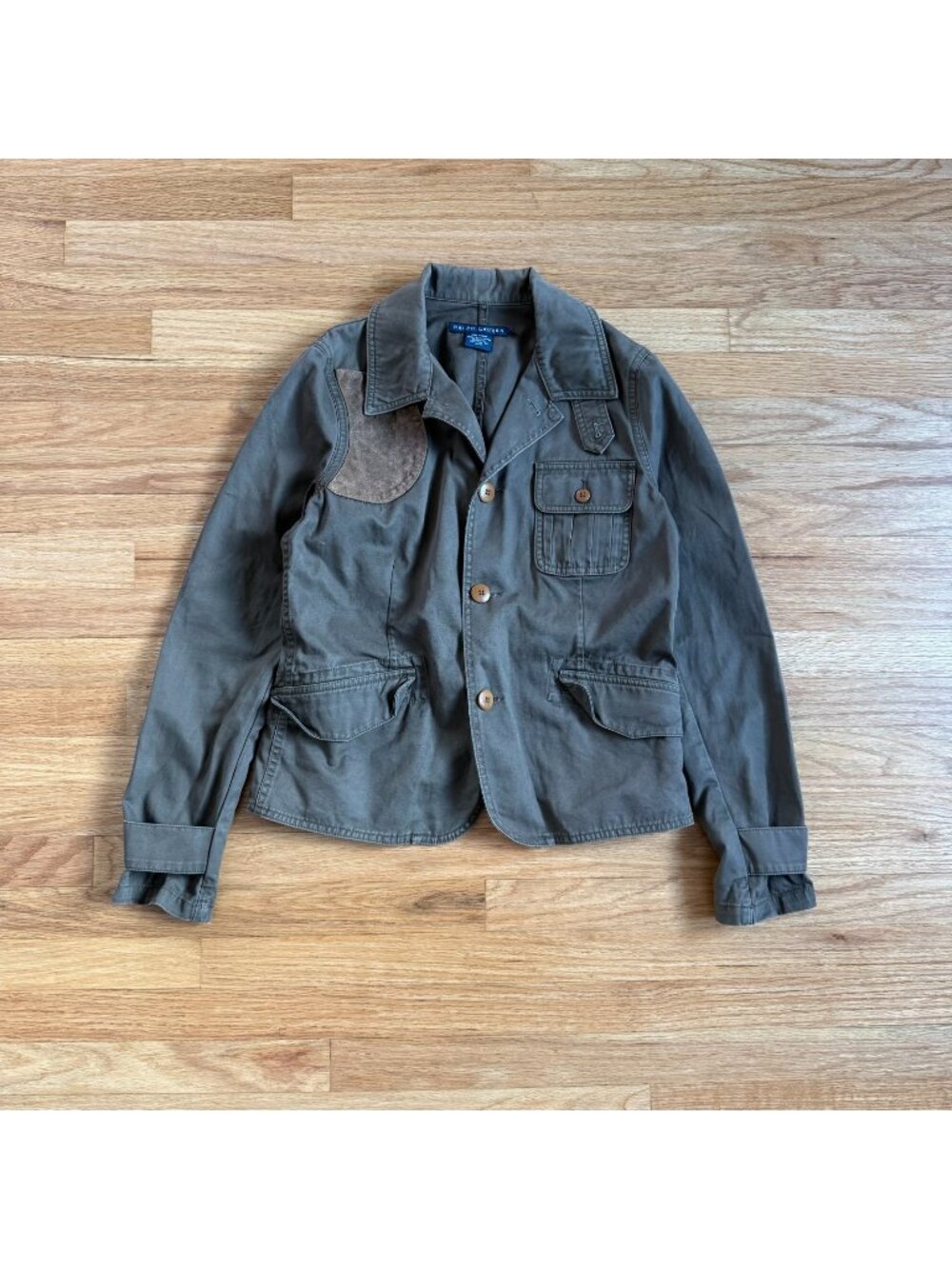 Ralph Lauren Blue Label Vintage Olive Hunting Jacket Size 8